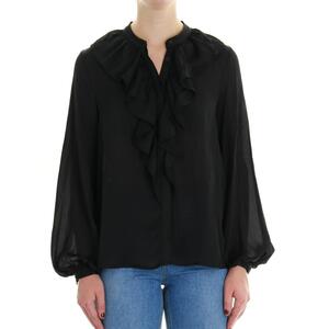 CAMICIA ROUCHES NERO